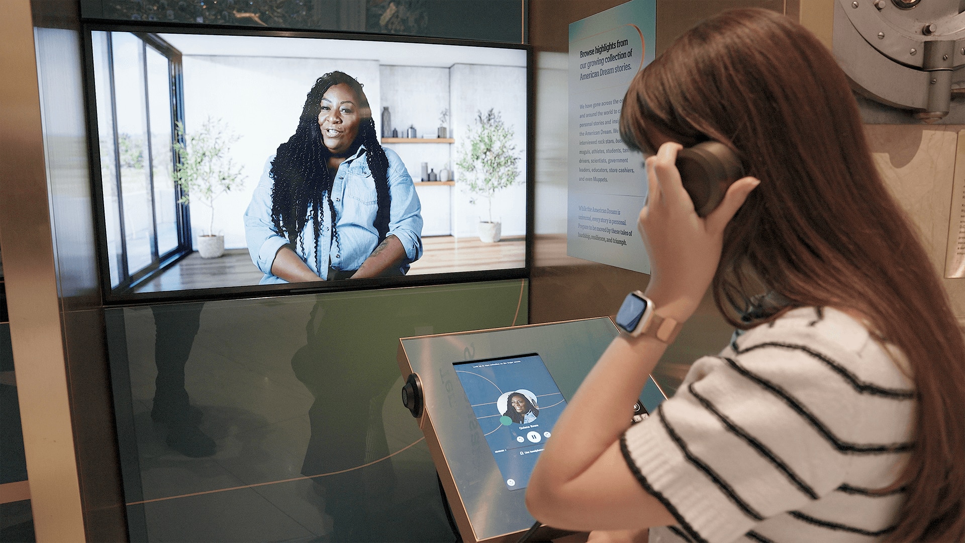 American Dream Video Project Kiosk